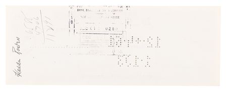 Lot #548 Marilyn Monroe Signed Check to Her Maid of Honor - Image 3