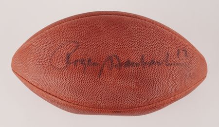Lot #667 Roger Staubach Signed Football - Image 1