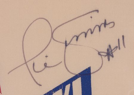 Lot #658 NY Giants: Lawrence Taylor and Phil Simms Signed 'Super Bowl XXI' Seat Cushion - Image 2