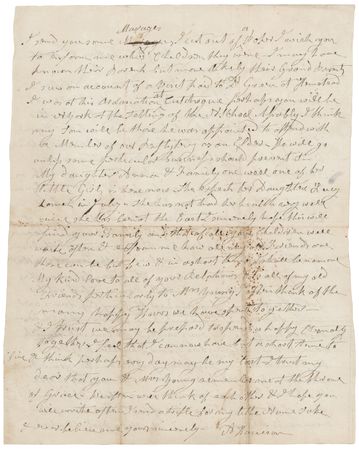 Lot #4 Anna Harrison Autograph Letter Signed - Image 2