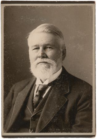 Lot #212 Richard Gatling Signed Photograph - Image 1