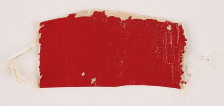 Lot #410 Hindenburg Flown Tail Fabric Swatch - Recovered by a Marine Guard at the Lakehurst Crash Site - Image 1