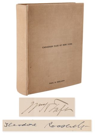 Lot #11 Theodore Roosevelt, William H. Taft, and Notables (190+) Signed Letters in Scrapbook - Image 1