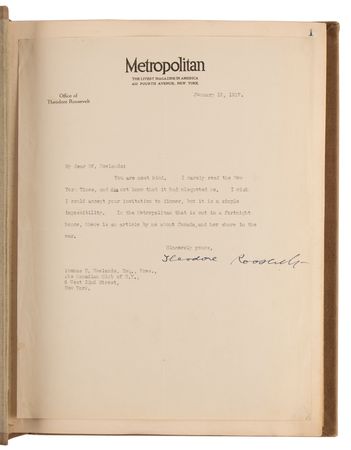 Lot #11 Theodore Roosevelt, William H. Taft, and Notables (190+) Signed Letters in Scrapbook - Image 3