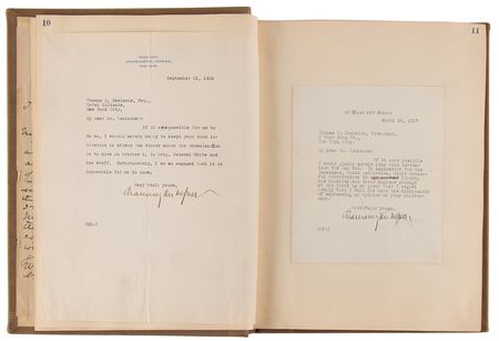 Lot #11 Theodore Roosevelt, William H. Taft, and Notables (190+) Signed Letters in Scrapbook - Image 7