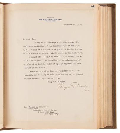 Lot #11 Theodore Roosevelt, William H. Taft, and Notables (190+) Signed Letters in Scrapbook - Image 8
