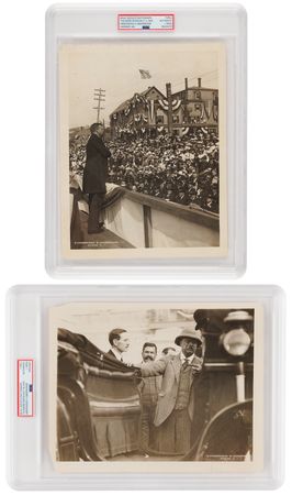 Lot #55 Theodore Roosevelt (2) Original Photographs by Underwood & Underwood - PSA Type II - Image 1