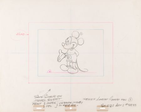 Lot #870 Mickey Mouse production drawings (8) from Walt Disney's Wonderful World of Color - Image 8