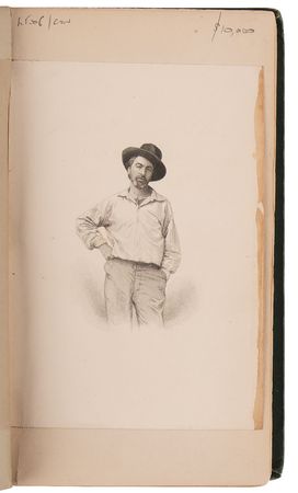 Lot #513 Walt Whitman Signed Book - Leaves of Grass - Image 5