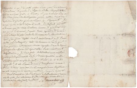 Lot #515 Pierre-Augustin Caron de Beaumarchais Autograph Letter Signed - Image 2
