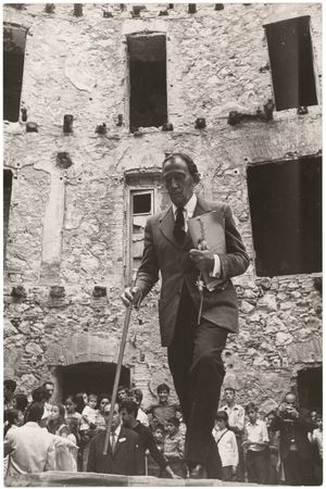 Lot #496 Salvador Dali Hand-Annotated Photograph: 