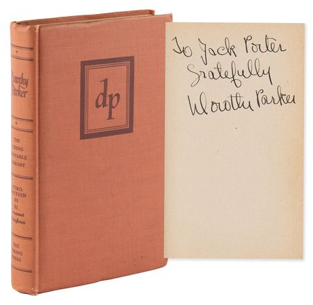 Lot #521 Dorothy Parker Signed Book- The Viking Portable Library - Image 1