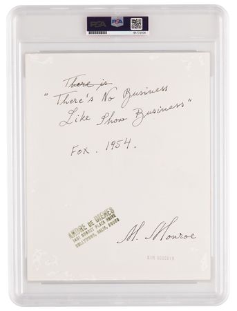 Lot #615 Marilyn Monroe Original Publicity Photograph - PSA Type II - Image 2