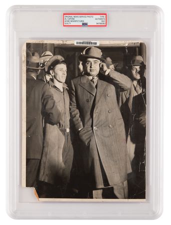Lot #290 Al Capone Original 1931 Photograph - PSA Type I - Image 1