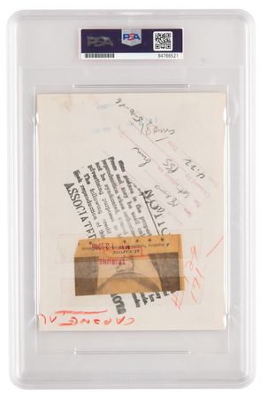 Lot #291 Al Capone Original 'Mugshot' Photograph - PSA Type IV - Image 2