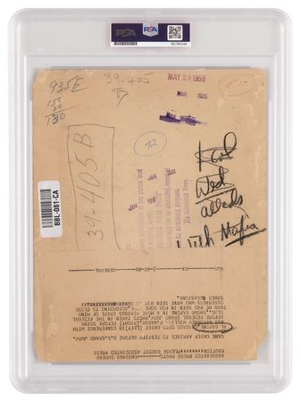 Lot #292 Al Capone Original Photograph - PSA Type III - Image 2