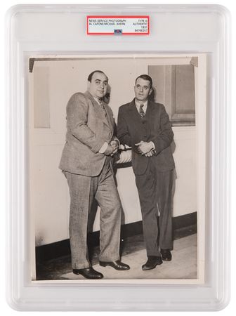 Lot #293 Al Capone Original Photograph - PSA Type III - Image 1