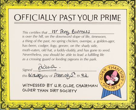 Lot #93 Princess Diana Signed Birthday Card - Image 2