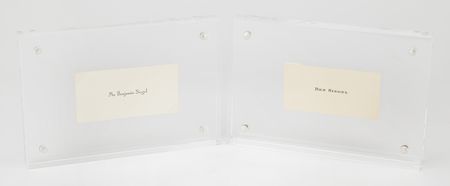 Lot #362 Bugsy Siegel (2) Personal Calling Cards - Image 2