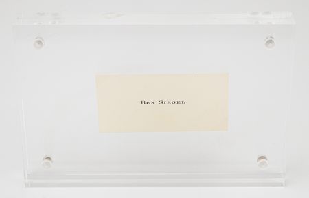 Lot #362 Bugsy Siegel (2) Personal Calling Cards - Image 3