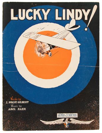 Lot #417 Charles Lindbergh (3) Items: Kidnapping Ransom Currency List, Sheet Music, and Book - Image 4