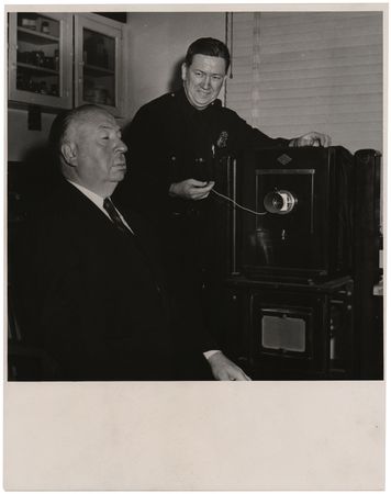 Lot #594 Alfred Hitchcock Original Vintage Photograph - Image 1