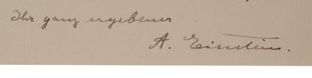 Lot #170 Albert Einstein Autograph Letter Signed, Thanking Baron Edmond de Rothschild for His Generosity: 