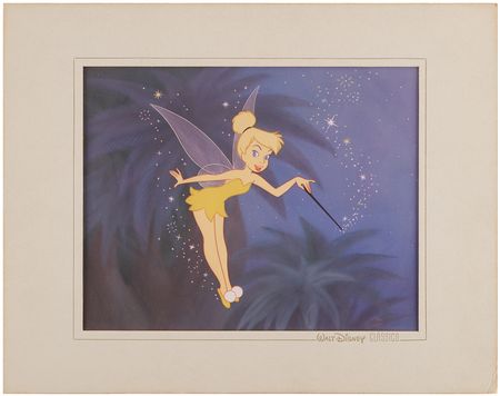 Lot #874 Tinker Bell dye transfer print from the Walt Disney Classics 'Peter Pan' series - Image 2
