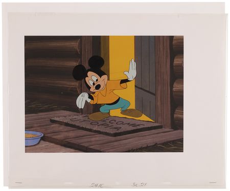 Lot #858 Mickey Mouse production cel from Plutopia - Image 2