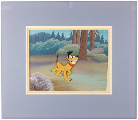Lot #746 Pluto production cel and production background from Camp Dog - Image 2