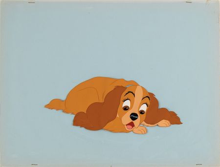 Lot #862 Lady production cel from Lady and the Tramp - Image 1