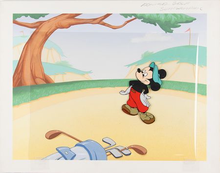 Lot #847 Mickey Mouse production cel from a Disneyland television show - Image 2