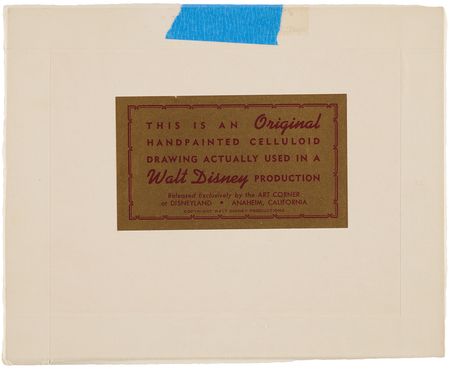 Lot #855 Donald Duck production cel from a Disney cartoon signed by Tony Anselmo - Image 2
