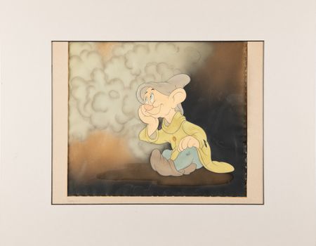 Lot #713 Dopey production cel from Snow White and the Seven Dwarfs - Image 2