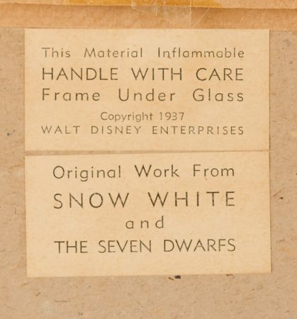 Lot #713 Dopey production cel from Snow White and the Seven Dwarfs - Image 4