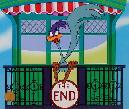 Lot #909 Chuck Jones signed limited edition cel - 'Road Runner' (#197/200) - Image 1