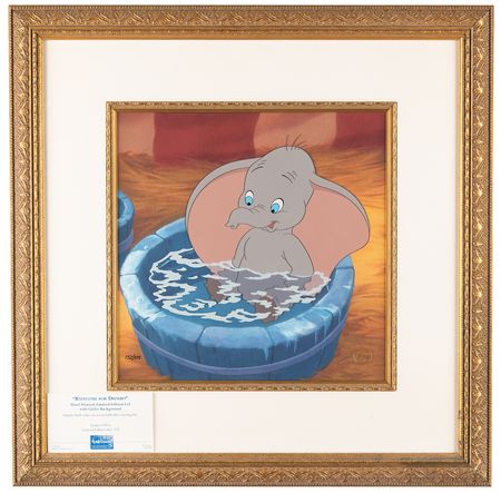Lot #883 Baby Dumbo limited edition cel from Dumbo - 'Bathtime for Dumbo' (#152/375) - Image 2
