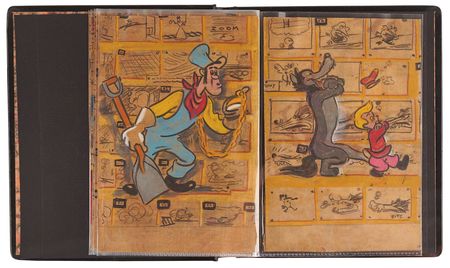 Lot #743 Walt Disney Studio (10) concept storyboard drawings from Make Mine Music - Image 8