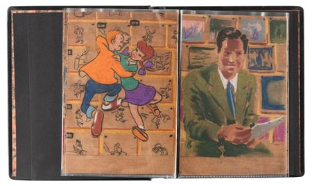 Lot #743 Walt Disney Studio (10) concept storyboard drawings from Make Mine Music - Image 7