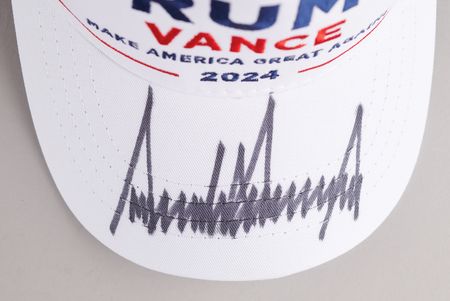 Lot #61 Donald Trump Signed Baseball Hat - Trump/Vance 2024 - Image 3