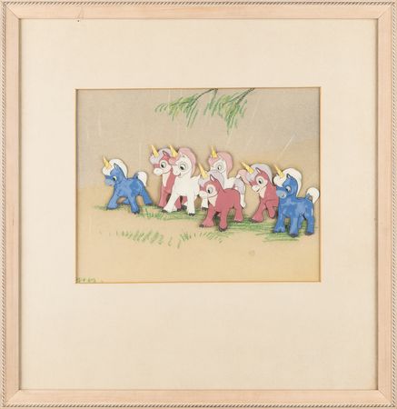 Lot #730 Unicorns production cel from Fantasia - Image 2