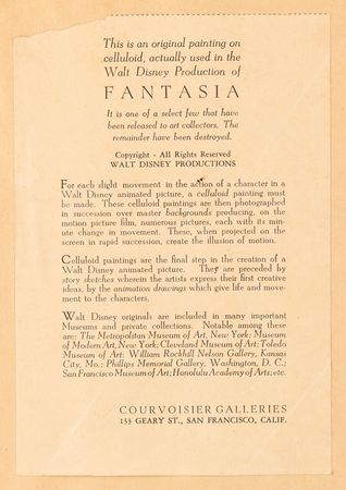 Lot #730 Unicorns production cel from Fantasia - Image 4