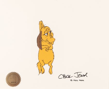 Lot #915 Chuck Jones signed Max production cel from How the Grinch Stole Christmas! - Image 1