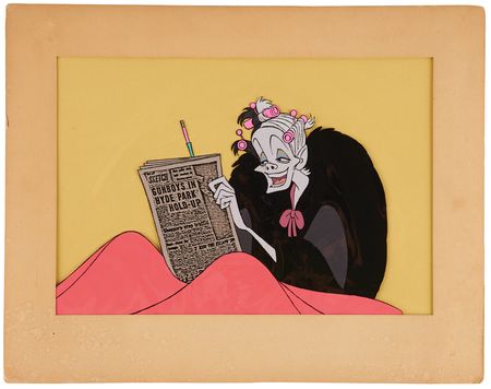 Lot #754 Cruella de Vil production cel from One Hundred and One Dalmations - Image 2