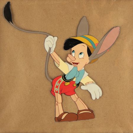 Lot #734 Pinocchio production cel from Pinocchio - Image 1