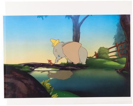Lot #738 Dumbo and Timothy Q. Mouse production cel from Dumbo - Image 2