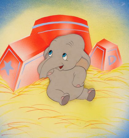 Lot #736 Baby Dumbo production cel from Dumbo - Image 1