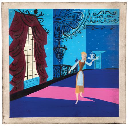 Lot #768 Mary Blair concept painting of Cinderella