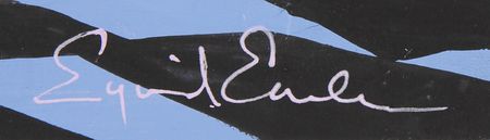 Lot #774 Eyvind Earle panoramic concept storyboard painting of Maleficent and the spinning wheel from Sleeping Beauty - Image 2