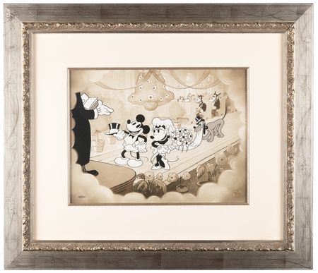 Lot #884 Mickey and Minnie Mouse and Pluto limited edition cel entitled I Do (Ltd. Ed. #138/300) - Image 2